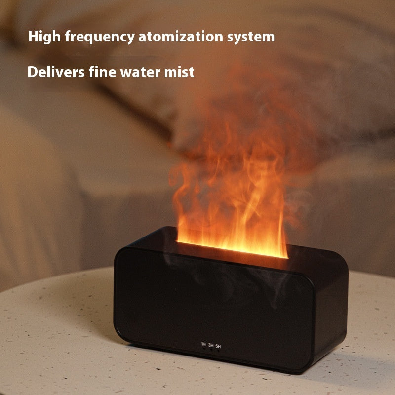 Flame Humidifier Aromatherapy Diffuser for Home Bedroom