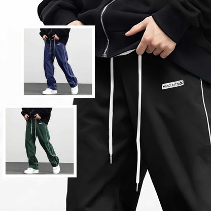 Men's Retro Tapered Leisure Trousers – Vintage Style, Modern Comfort
