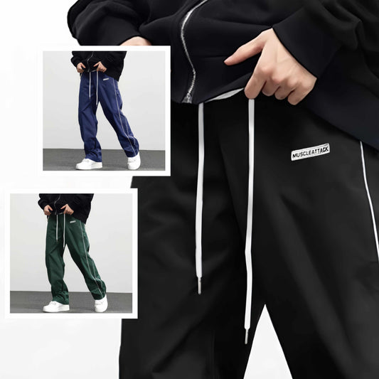 Men's Retro Tapered Leisure Trousers – Vintage Style, Modern Comfort