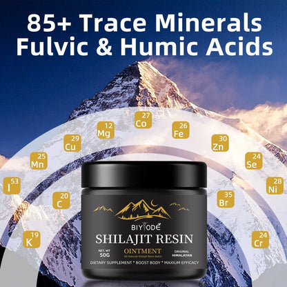 Pure Himalayan Shilajit Gummies with Ashwagandha, Goks Hura Other Herbs L Nodded Sugar L 60 Chewable Edible Supplement