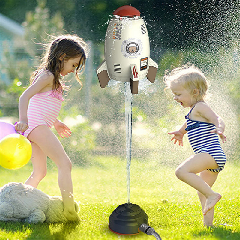 Rocket Launcher Toys Outdoor Rocket Water Pressure Lift Sprinkler Toy Fun Interaction in Garden Lawn Water Spray Toys for Kids Summer Gadgets