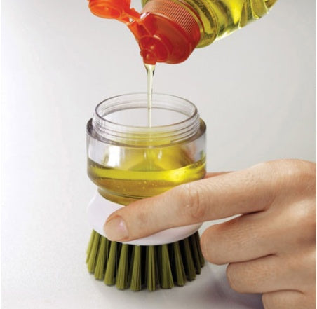 Dish & Pot Brush with Soap Dispenser
