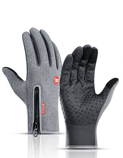 Touchscreen Waterproof Winter Sports Gloves with Fleece