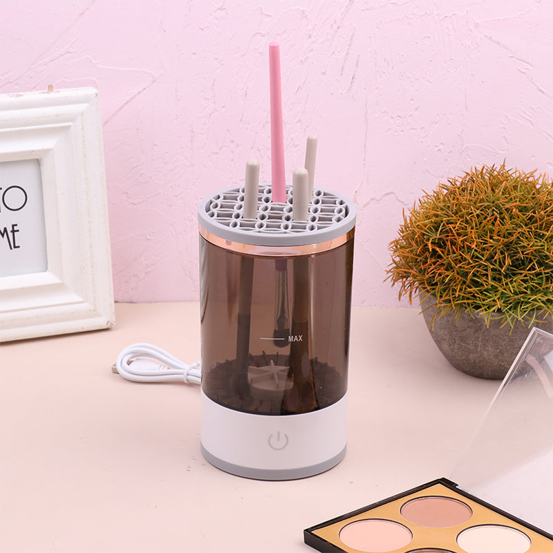 Portable Electric Makeup Brush Cleaner Machine With USB Charging