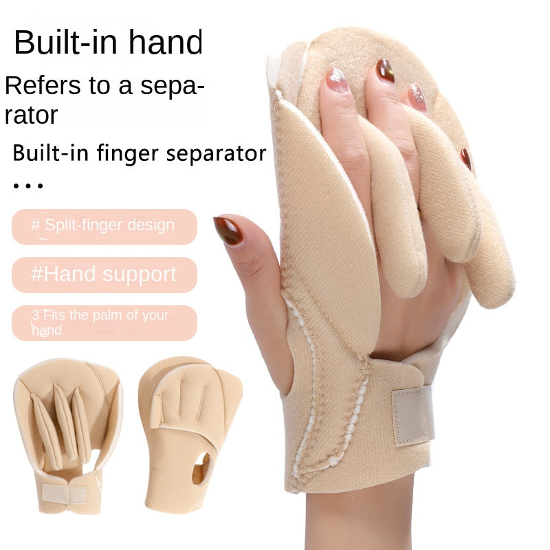 New Built-In Finger Separator, Pressure-Relieving Palm Pad, Foam Cushion, Finger Support Pad, Fatigue-Relieving Hand Protection Pad