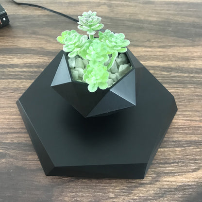 Floating Magnetic Levitating Flowerpot Bonsai Air Plant Pot Planter Potted for Home Office Desk Decor Creative Gift