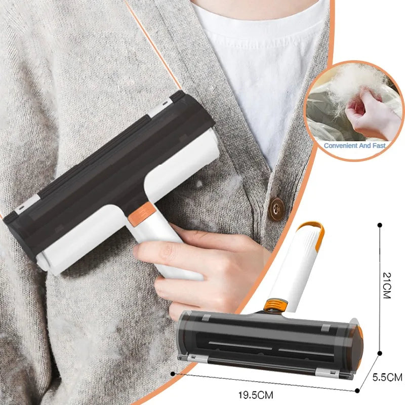 2 In 1 Pet Hair Removal Roller Multifunctional Portable Washable