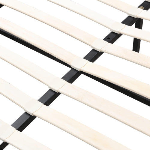 Upholstered Bed, Super King Size Bed-6ft180x200cm, Velvet Fabric, Double Bed, Large Storage Space, With Slats and Headboard, Without Mattress, Rey