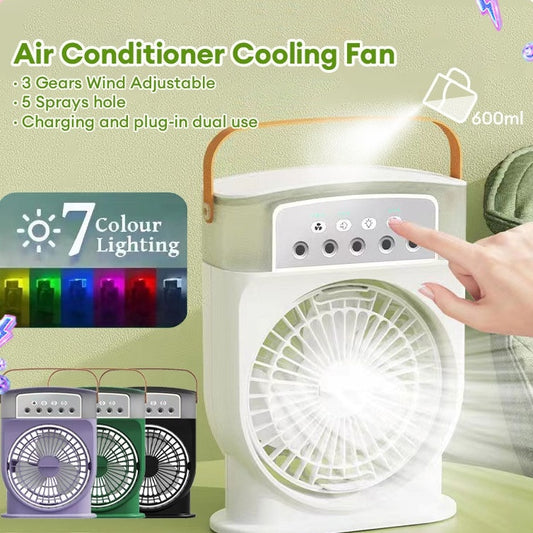 BritChill 7-Color USB Air Cooler & Humidifier