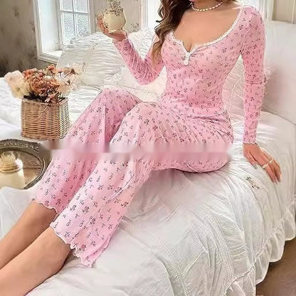 Floral Print Ladies Pajamas