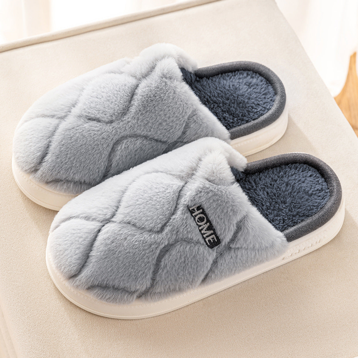 Plush Slippers Winter for Women Indoor Floor