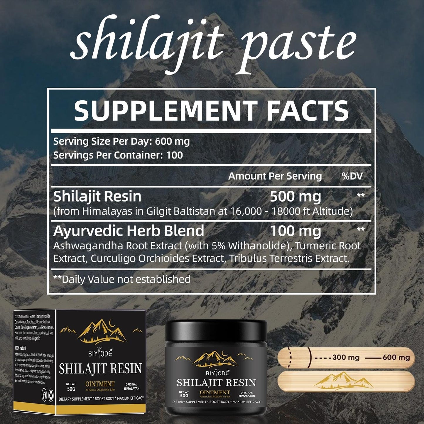 Pure Himalayan Shilajit Gummies with Ashwagandha, Goks Hura Other Herbs L Nodded Sugar L 60 Chewable Edible Supplement