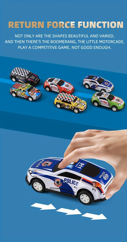 A 50-piece Alloy Toy Car Set with a Storage Box and A Foldable Play Mat