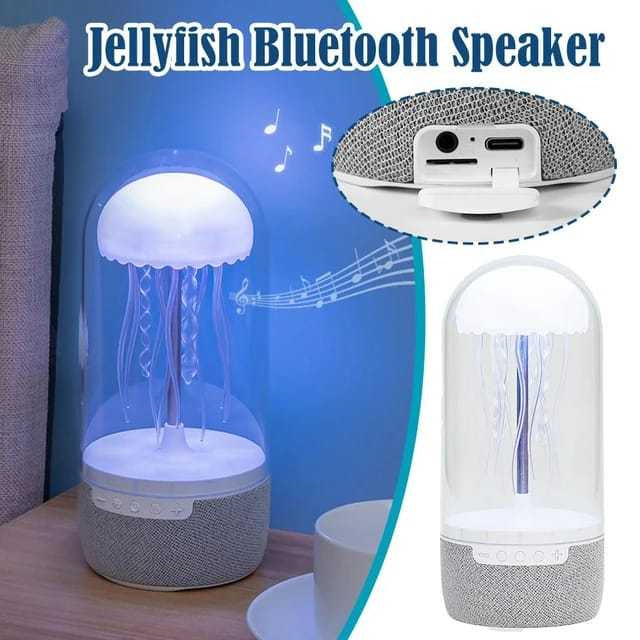 3 In 1 Creative Colorful Jellyfish Lamp Bluetooth-compatible Speaker