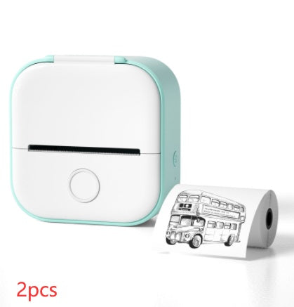 Portable Mini Thermal Label Printer | Bluetooth Price Tag & Photo Printer