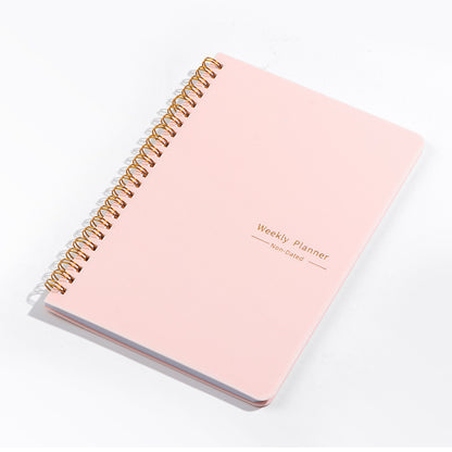 Self-filled Schedule Notebook