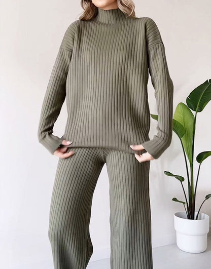 Turtleneck Knitted Women's Clothing