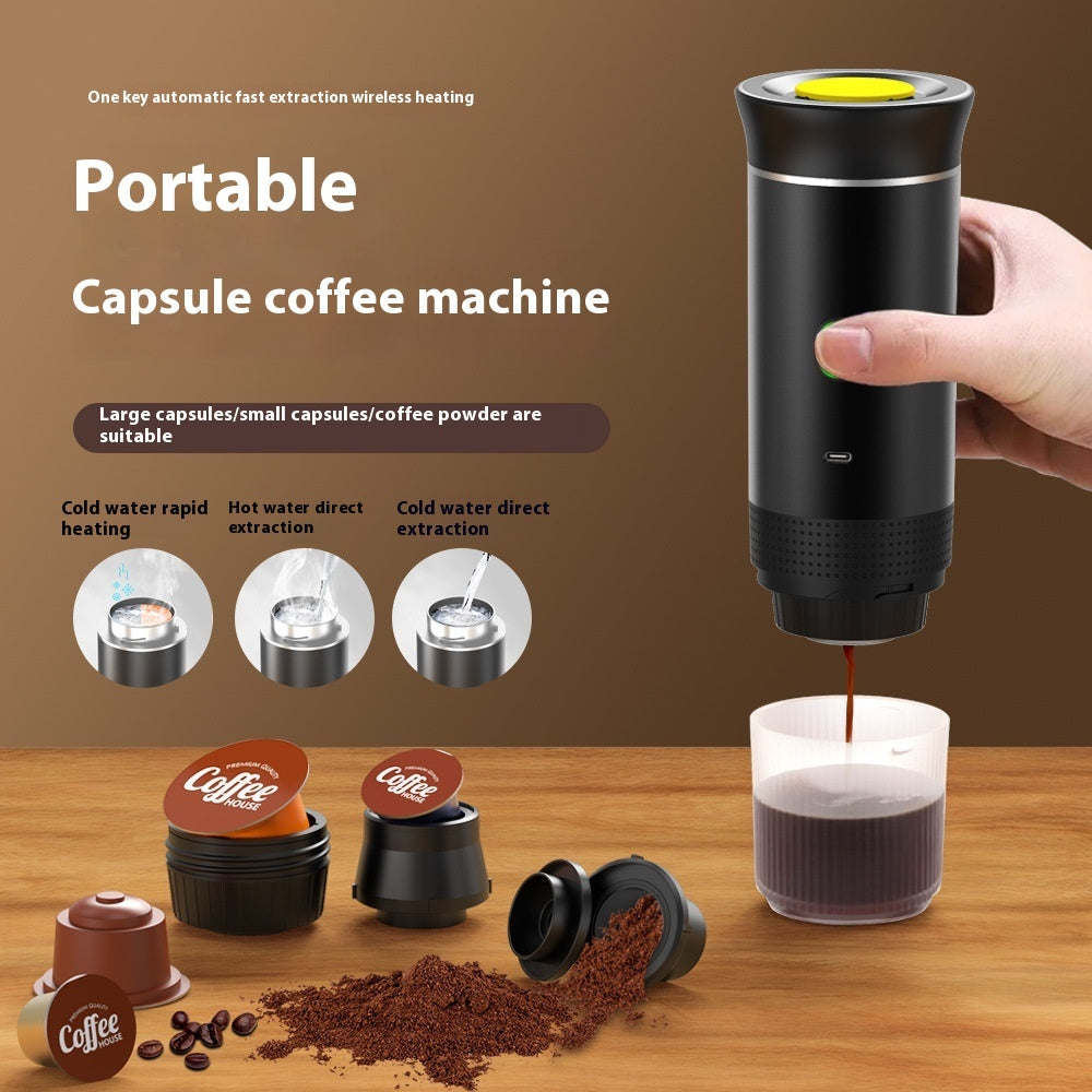 Portable electric espresso maker