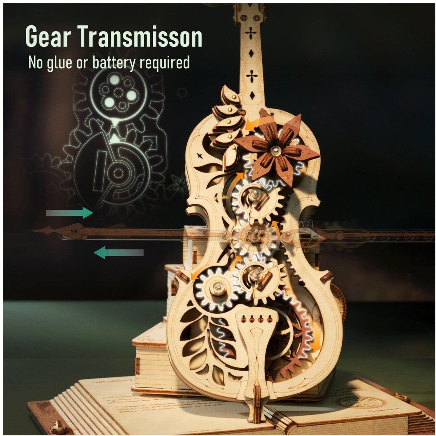 Robotize ROKR Magic Cello Mechanical Music Box