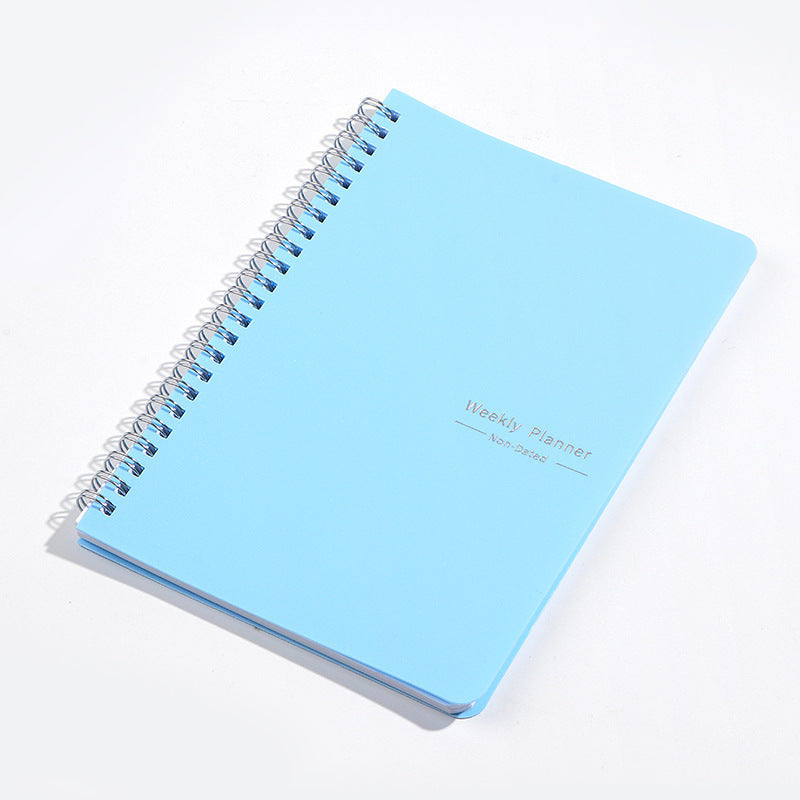 Self-filled Schedule Notebook