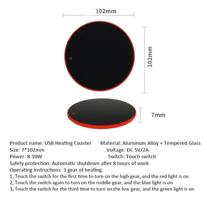 USB Cup Warmer - Adjustable Temperature