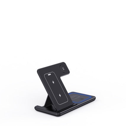 3 In 1 LED Foldable Fast Wireless Charger Stand