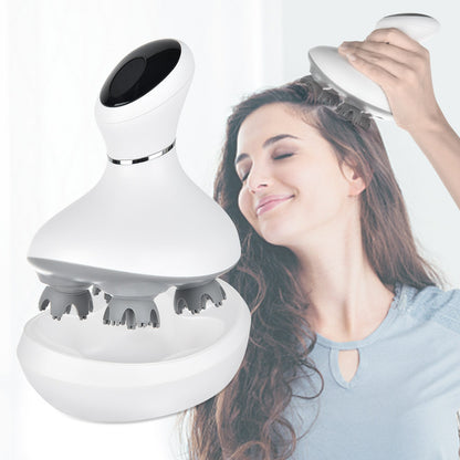 Rechargeable Waterproof Head Massager Electric Scalp Massager