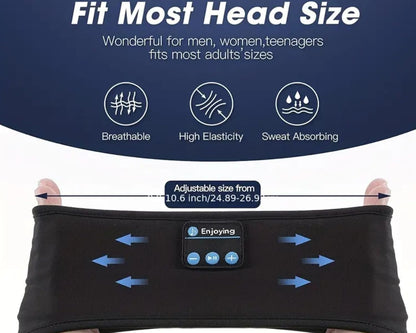 Bluetooth Sleep Hood Headphones Wireless Music Sports Headband