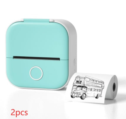 Portable Mini Thermal Label Printer | Bluetooth Price Tag & Photo Printer