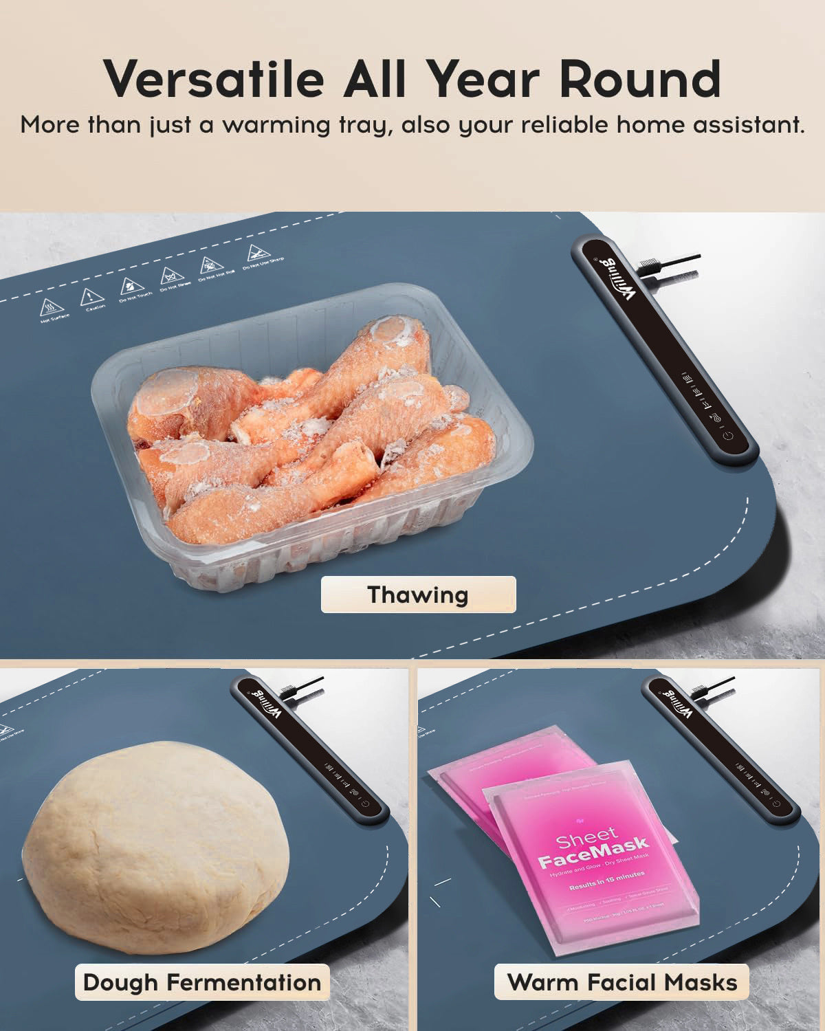 Willing 250W Food Warming Mat 3-Temperature