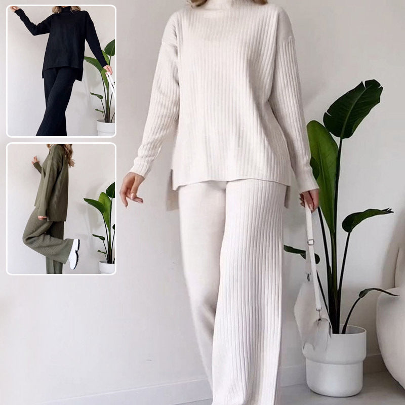 Turtleneck Knitted Women's Clothing