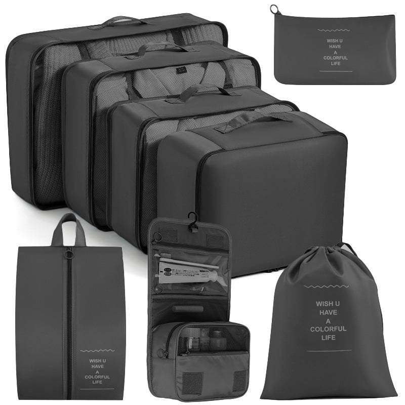 Storage Organizing Eight-piece Set Bag