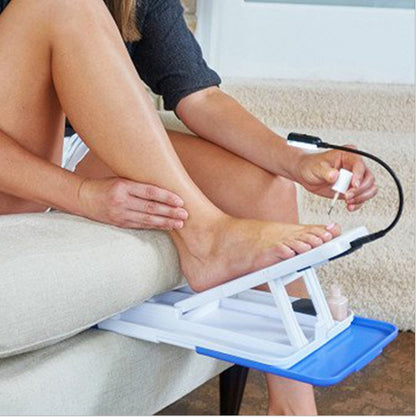 Lamped manicure support plate Artifact Professional pedicure nail plate