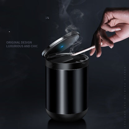 Portable LED Smokeless Car Ashtray