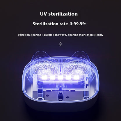 Smart Electric Contact Lens Case, With Auto Cleaning and Sterilization