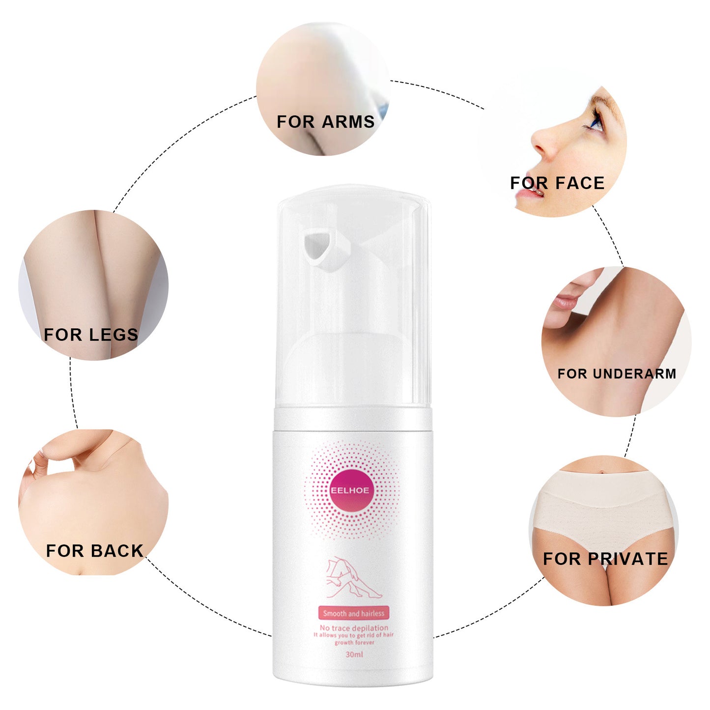 Hair Removal Spray Depilatory Armpit Hair And Legs Hair Foam Mousse And Removal Is Gentle Hair Cream Spray Non-irritating