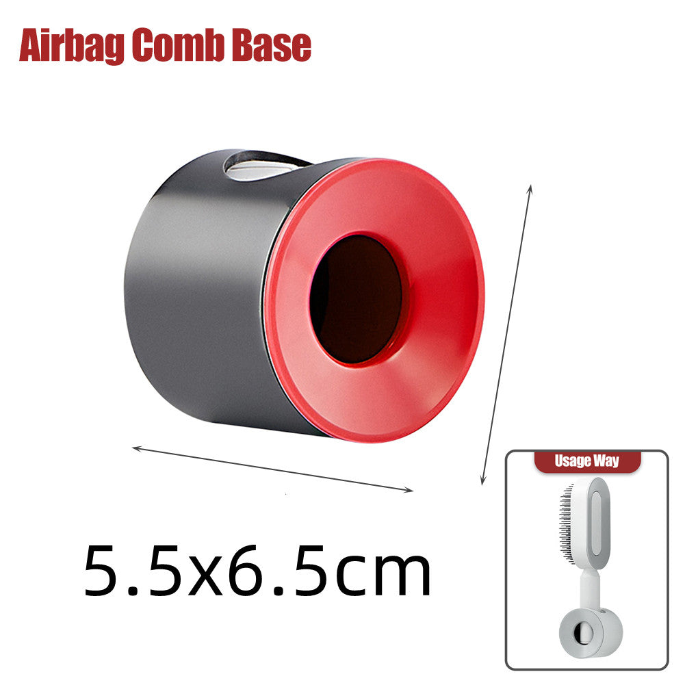 Self-Cleaning Hairbrush For Women One-key Cleaning Hair Loss Airbag Massage Scalp Comb Anti-Static Hairbrush