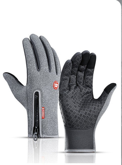 Touchscreen Waterproof Winter Sports Gloves with Fleece