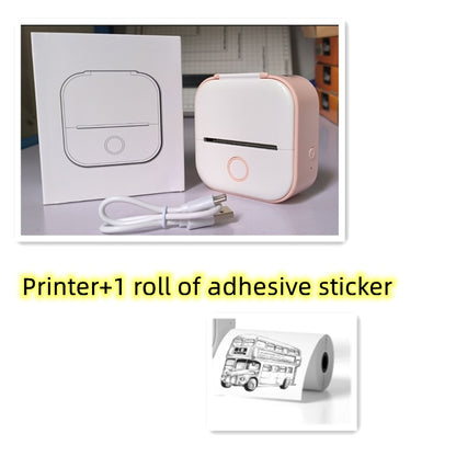 Portable Mini Thermal Label Printer | Bluetooth Price Tag & Photo Printer