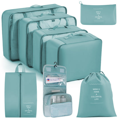 Storage Organizing Eight-piece Set Bag