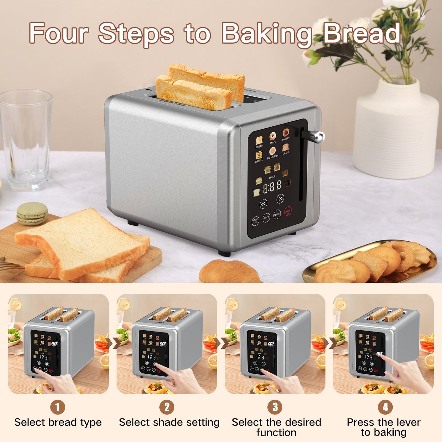 6-in-1 Smart Touchscreen Breakfast Maker