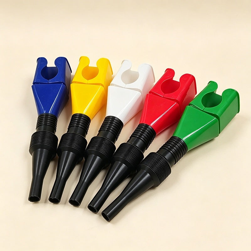 Hands-Free Oil Pouring Fuel Funnel With Clip, Portable Folding Telescopic Hose Filling Funnel For Gasoline Motorcycles