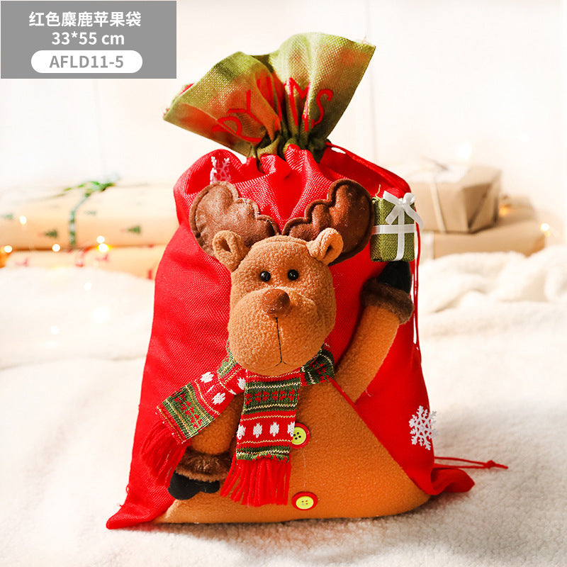 Christmas Children&#039;s Gift Bag, Small Gift, Christmas Eve Apple Packaging Box, Handbag, Creative Candy Bag, Socks