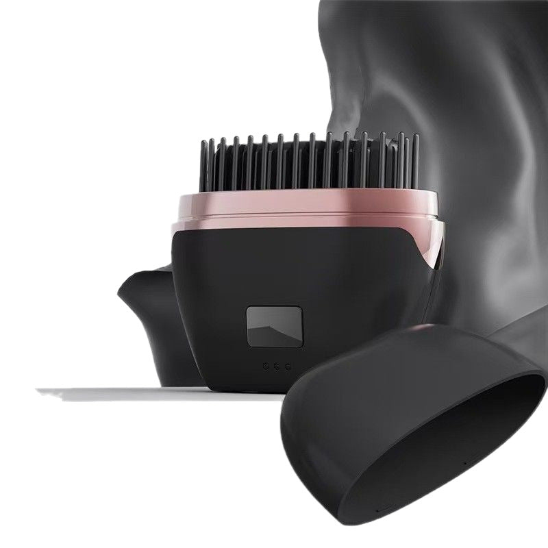 Wireless Negative Ion Hair Straightener Mini Rechargeable Hair Straightening Comb Portable Travel