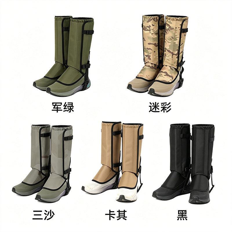 Cross-Border Outdoor Products Anti-Snake Bite Foot Covers Mountaineering Camping Style Anti-Scratch Knee Covers Anti-Snow Shoe Covers Leg Covers