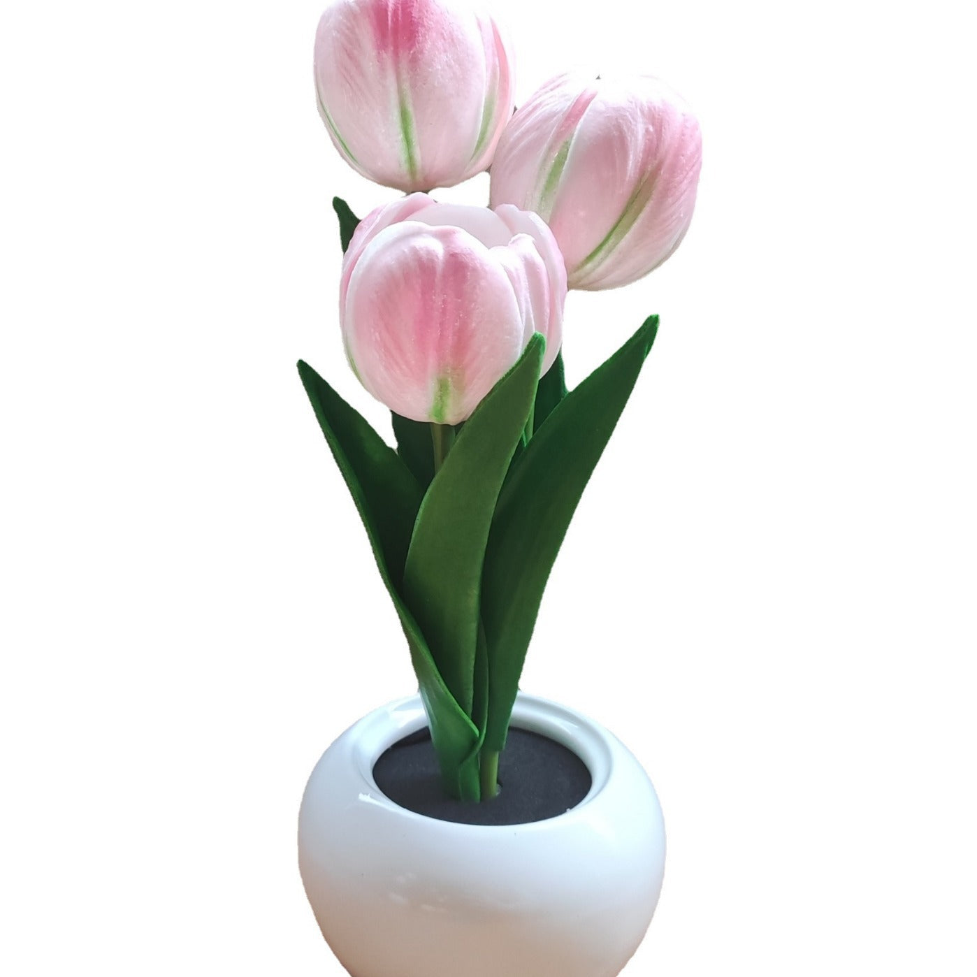 New Led Tulip Nightlight Simulation Bouquet Bedroom Bedside Decorative Atmosphere Lamp