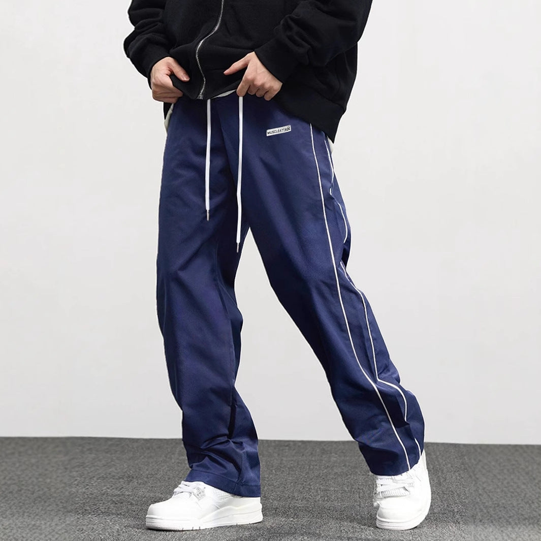 Men's Retro Tapered Leisure Trousers – Vintage Style, Modern Comfort