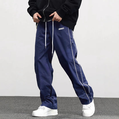 Men's Retro Tapered Leisure Trousers – Vintage Style, Modern Comfort