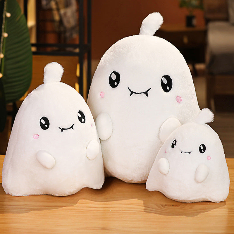 Funny Halloween Plush Toy Sickle Death White Ghost Doll Skull Doll Pillow Holiday Gift
