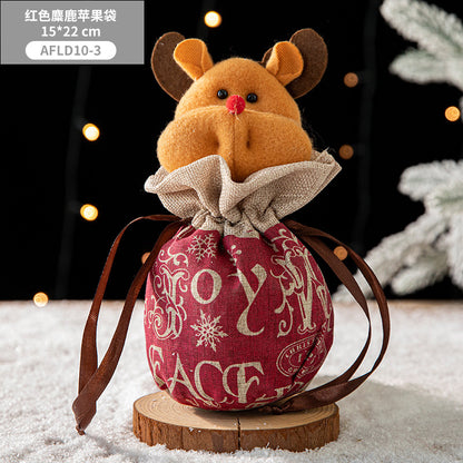 Christmas Children&#039;s Gift Bag, Small Gift, Christmas Eve Apple Packaging Box, Handbag, Creative Candy Bag, Socks